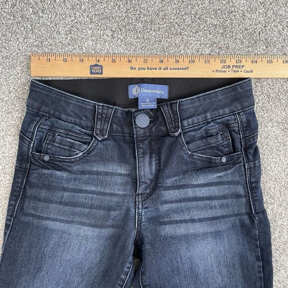 Democracy Ab Solution Booty Lift Jegging Dark Indigo Jeans Womens Size 2 - Picture 12 of 12